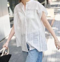 Spick and Span coローンフレンチレースブラウス