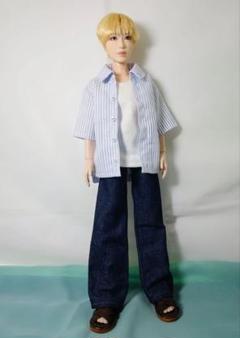 マテル　コアファッションドール　BTS　　ドール服　ストライプシャツセット