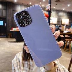 ガラスiphone12proケース 緑　カメラ保護 スマホケース
