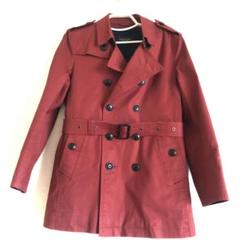 【未使用】Burberry レッド ダブルブレストコート 楽天市場】バーバリー コート 赤の通販