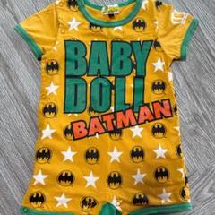 【BABYDOLL】バットマンロゴのロンパース80cm