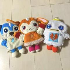 ガラピコぷ～ ぬいぐるみ パペット ３体セット