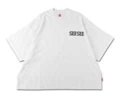 SEE SEE オーバーサイズ Tシャツ ホワイト 2025年最新】SEE SEE メンズ Tシャツの人気アイテム - メルカリ