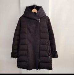 YOSOOU ヨソオウ フェイクムートン ダウンフードコート 黒 YOSOOU（ヨソオウ）の「【粧う/YOSOOU/ヨソオウ】Long Hood Coat