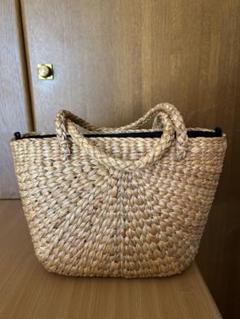 新品　タグ付　未使用　移動帽子屋 AURA poanca かごバッグ