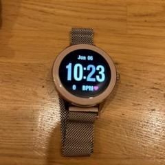スマートウォッチ ピンク メッシュバンド