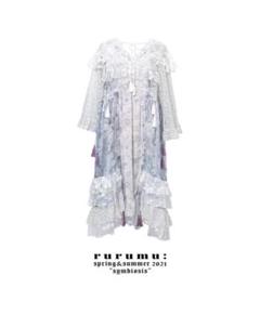 rurumu: キャミワンピース 水色 2021ss アイスブルー 縷縷夢兎 rurumu: キャミワンピース 水色 2021ss アイスブルー 縷縷夢兎