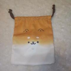 いーすとけん。♪しばこっぺ巾着　歯ブラシコップ　21×17×6/キャメル【美品】