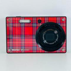 希少 動作確認　PENTAX Optio RS1000 タータンチェック レッド 希少 動作確認PENTAX Optio RS1000 タータンチェック レッド