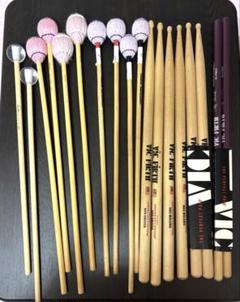 鍵盤・太鼓 打楽器マレット18本セット - メルカリ