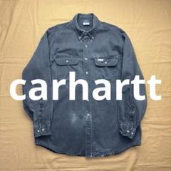 carhartt カーハート　シャツ　厚手　ネルシャツ　モスグリーン　mos
