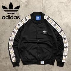 中古美品！アディダス エイプ コラボ ジャージ 限定 L adidas × A BATHING APE コラボ ジャージパンツ／L】 - メルカリ