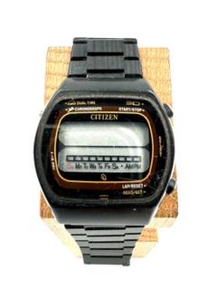 ジャンク CITIZEN デジタル腕時計 A2096