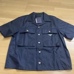 PRADA プラダ 本物 新品 トライアングルロゴ 三角ロゴプレート シャツ