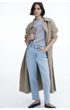 新品未使用 H&M スリムストレートハイアンクルデニム サイズ38