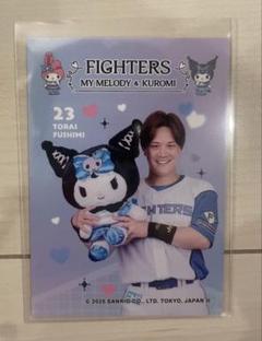ファイターズ　かわいいシリーズ　クロミ　マイメロディ　ぬいぐるみ　日本ハム ファイターズ かわいいシリーズ クロミ マイメロディ ぬいぐるみ