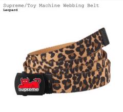 小物 Supreme Toy Machine Webbing Belt Supreme Toy Machine Webbing Belt Black - SS24 - US
