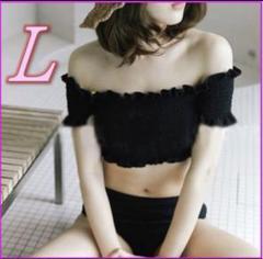 Lサイズ ブラック セパレート水着