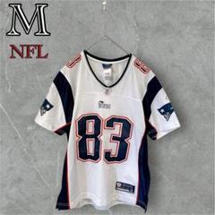 NFL ユニフォーム Tシャツ メッシュ M ホワイト Vネック