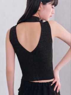 【新品未使用】Lily Brown バックオープン カップイントップス　ノースリ