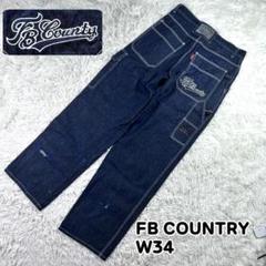 FB County 極太デニムパンツ W３４ FB COUNTY デニム パンツ W34 - メルカリ