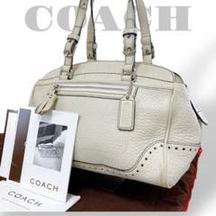 【初回限定】 コーチ COACH ハンドバッグ 5031 レザー タッセル オフホワイト バッグ