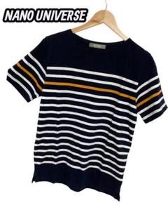 NANO UNIVERSE ストライプ Tシャツ　Mサイズ