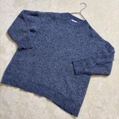 earth music & ecology ネイビー長袖ニット　レディース