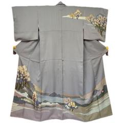 中嶋博司　蝋彩染作家　訪問着　抽象模様　金彩　ドット　着物　032a d 36ca6bb3d83a78677c0fa8c10bf9fe