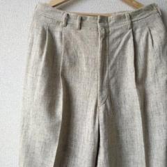 50s 絣　2タック　リネンスラックス　ロカビリー 着用画像 50s 絣2タックリネンスラックスロカビリー 着用画像