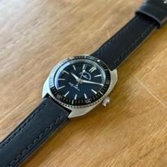 ZENO-WATCH Vintage divers シルバー レザー ZENO-WATCH Vintage divers シルバー レザー - メルカリ