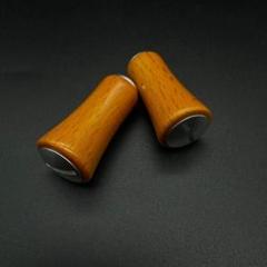 ラスト2　ウッドハンドルノブ　丸形ウッドノブ　ダイワ　シマノ　2個セット 銀B ラスト2 ウッドハンドルノブ 丸形ウッドノブ ダイワ シマノ 2個