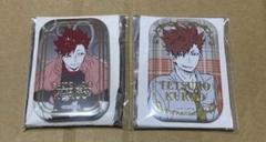 ハイキュー　セブンネット　オフショット　カラー　スクエア缶バッジ　黒尾鉄朗 ハイキュー セブンネット オフショット カラー スクエア缶バッジ
