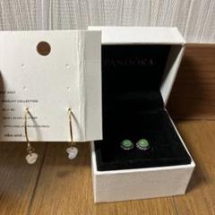 niko and... フープピアス & PANDORA スタッドピアスセット