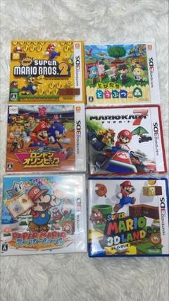 ニンテンドー3DS ゲームソフト箱付き6点セット
