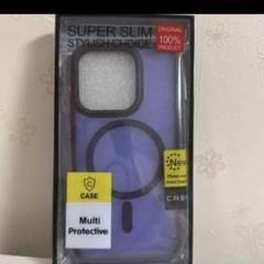 訳あり 新品未使用 iPhone15Proケース 紫