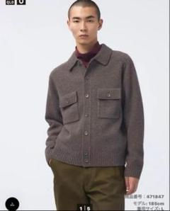 【新品未使用】UNIQLO U ラムニットジャケット XL ユニクロu ラムニットジャケット ブラック - メルカリ