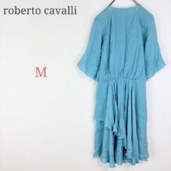 美品✨✨◆roberto cavalli◆伊 25万シルクロングドレスワンピース 美品✨✨◇roberto cavalli◇伊 25万シルクロングドレスワンピース