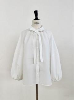 OHGA オオガ BOWTIE BLOUSE ボウタイブラウス