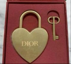 Christian Dior ディオール ブレスレット ハート 南京錠 鍵 Christian Dior クリスチャンディオール ハートブレスレット