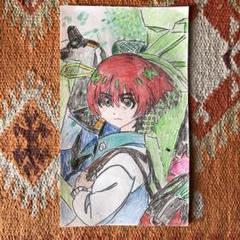 アニメキャラクター 手描きイラスト 2L判サイズ TVアニメ「宇崎ちゃんは遊びたい！ω」B2タペストリー