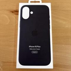 未使用品 iPhone16Plus MagSafe対応シリコンケース ブラック