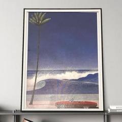 【額縁付き】 永井博（Hiroshi Nagai） A2ポスター ② 額縁付き】 永井博（Hiroshi Nagai） A2ポスター ⑥ - メルカリ