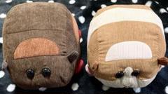 2種コンプセット　プイプイモルカー コーデュロイ GBぬいぐるみ　ポテト　テディ