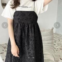 フラワージャガードキャミワンピースのサムネイル
