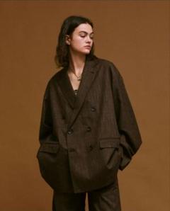 soerte Oversized double-breasted jacket - メルカリ