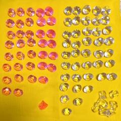 アクリルストーン　77個　＋α　宝石すくい　ダイヤ
