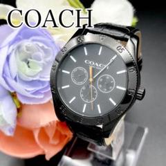 稼動 腕時計　COACH コーチ　新品電池　新品ベルト　クロノグラフ　G50