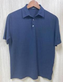 Zanone ネイビー ポロシャツ 46 ZANONE（ザノーネ）アイスコットン ポロシャツ NAVY（ネイビー