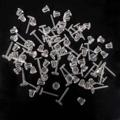 1000ペア 5mm インビジブル シークレットピアス